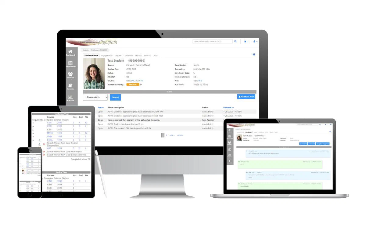 FlightPath offers a number of ways to support advisors and students