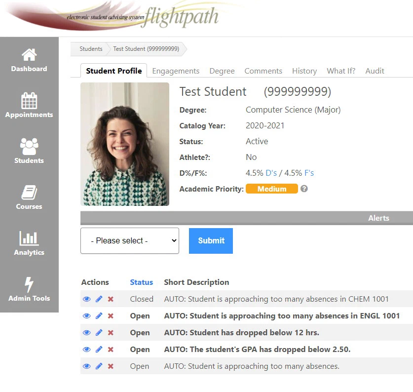 FlightPath provides everything you need for proactive advising