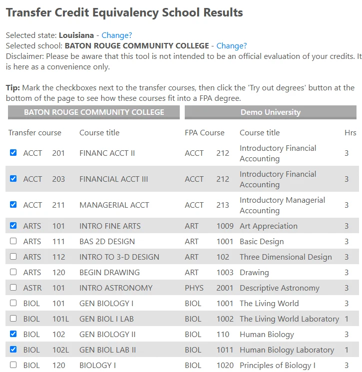 FlightPath&rsquo;s Transfer Tool makes it easy for prospective students