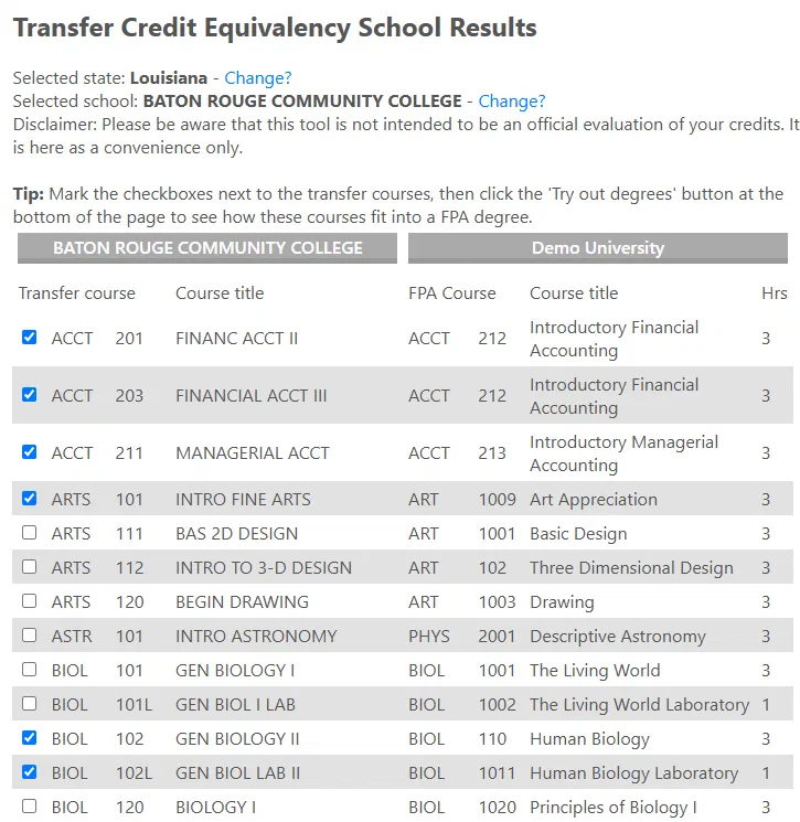 FlightPath&rsquo;s Transfer Tool makes it easy for prospective students